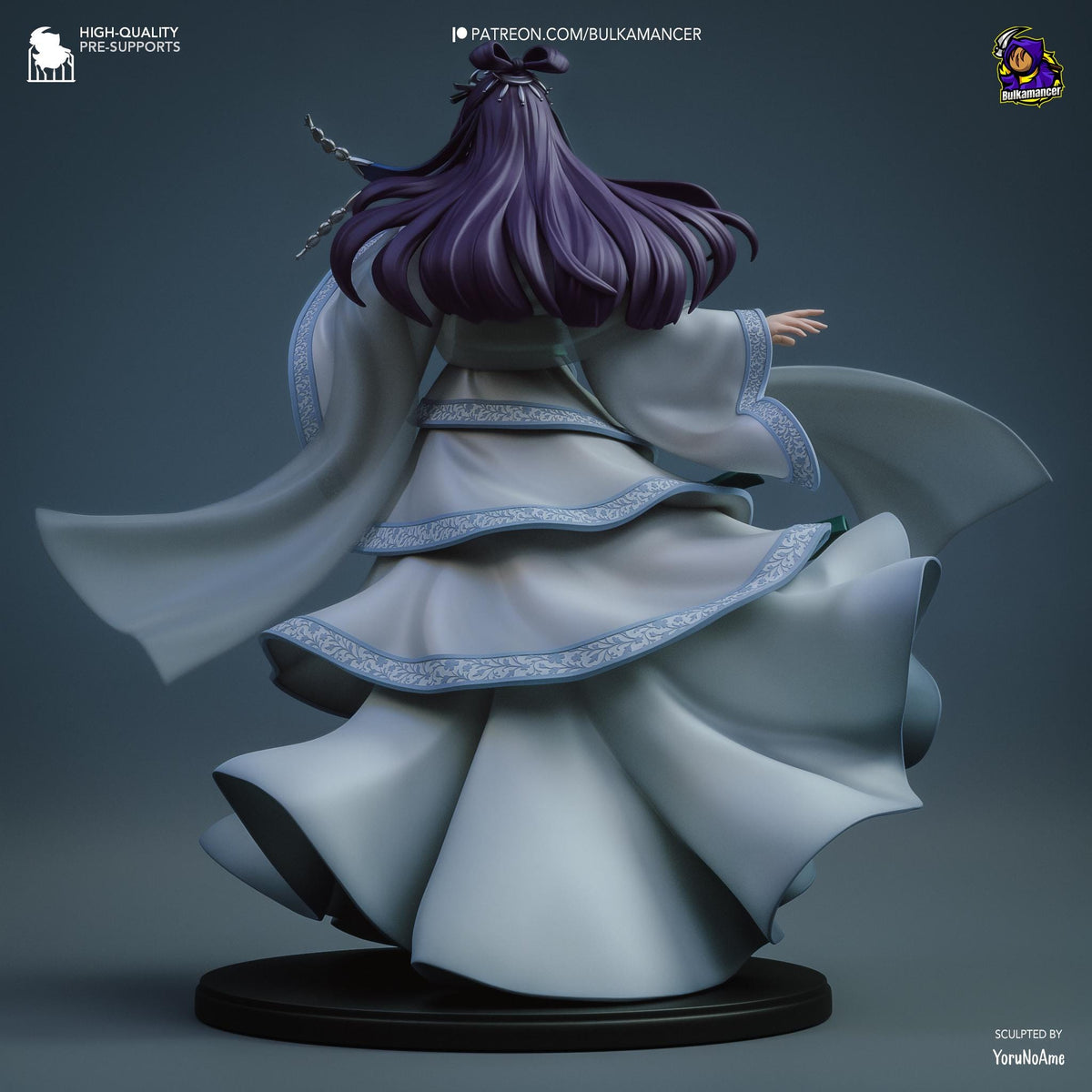 Jinshi Apothecary Diaries Figure - 3D printed miniature detail view
