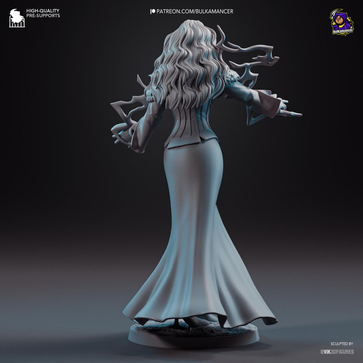 Yennefer The Witcher Figure - resin miniature view 6