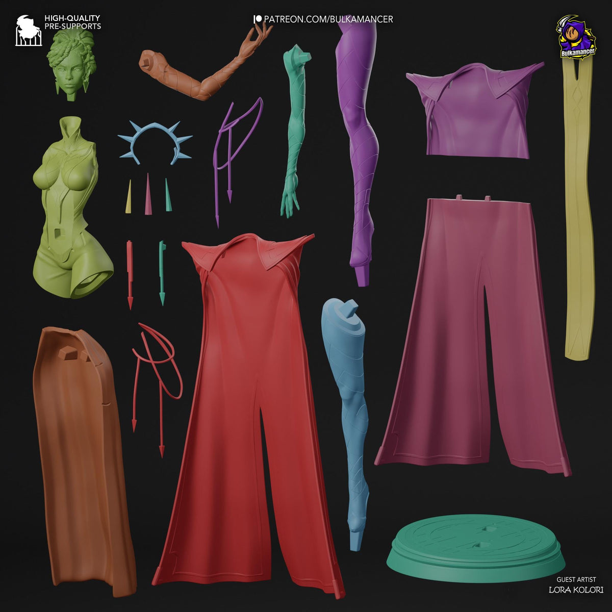 Mel Medarda Mel Figure - League of Legends - resin miniature view 8