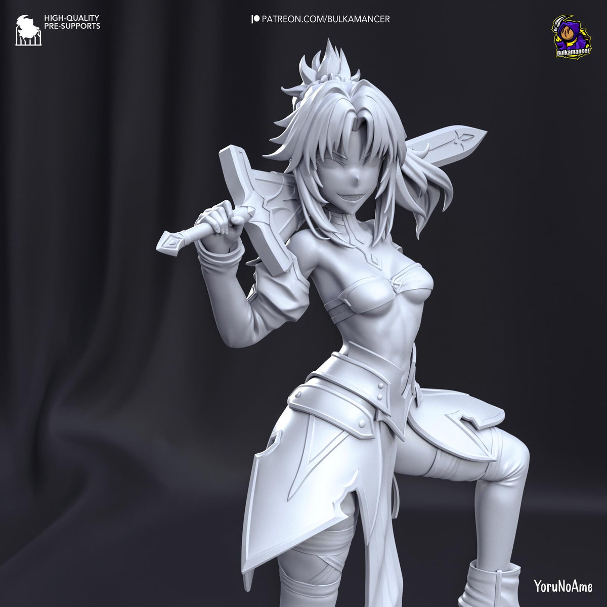 Mordred Fate Figure - resin miniature view 5