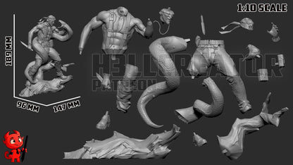 Big Boss Metal Gear Solid Snake Figure - resin miniature view 8