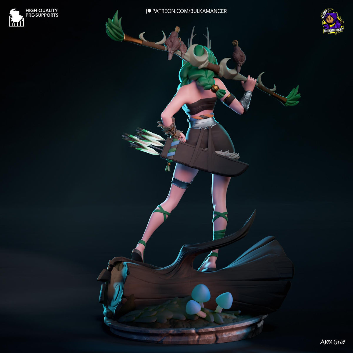Artemis Figure - Hades - resin miniature view 6