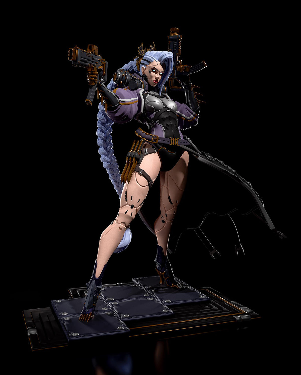 Rin Figure - 3D printed miniature detail view