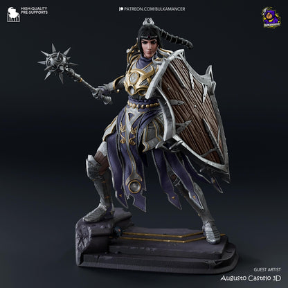 Shadowheart Figure - Baldur's Gate 3 - resin tabletop miniature front view