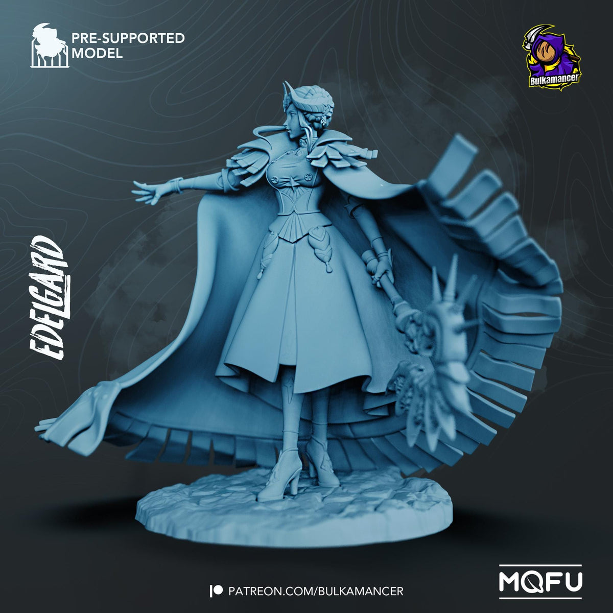 Edelgard Figure - Fire Emblem: Three Houses - resin miniature view 5