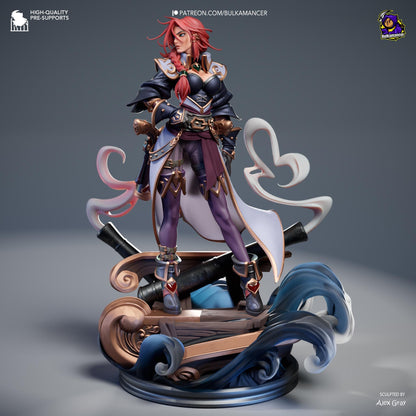 Miss Fortune Ruined King Figure - League of Legends - resin miniature view 5