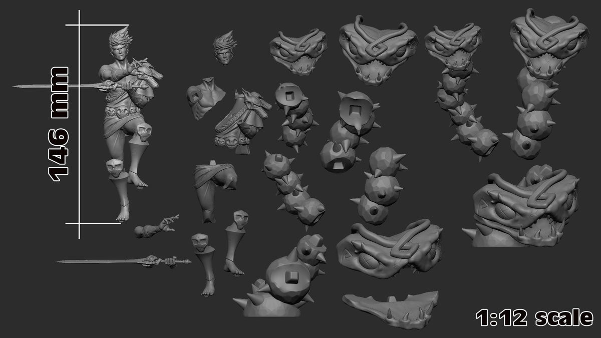 Zagreus 2 Figure - Hades - resin miniature view 5