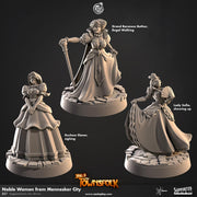 Princess - Duchess - Baroness Miniature - resin tabletop miniature front view