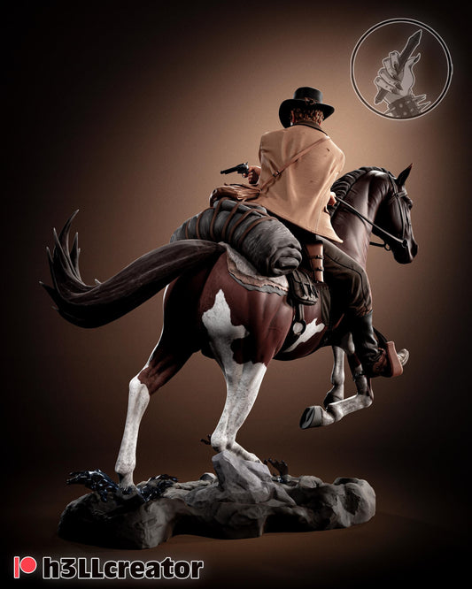 Arthur Morgan RDR2 Figure - resin tabletop miniature alternate angle