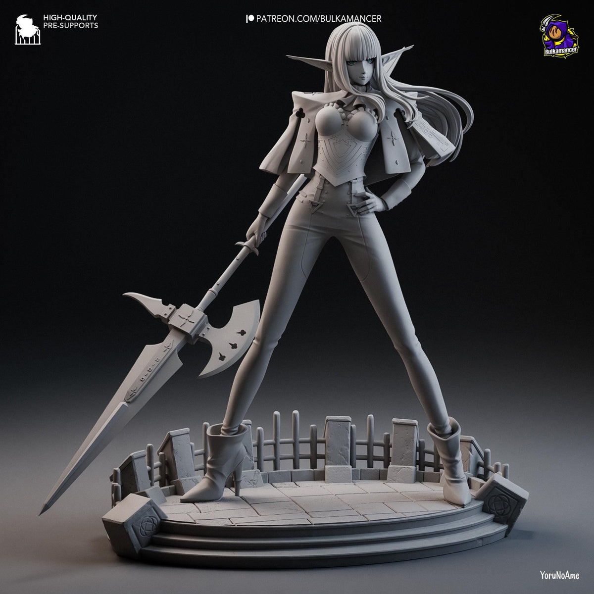 Hulkenberg Metaphor ReFantazio Figure - paintable tabletop miniature product view