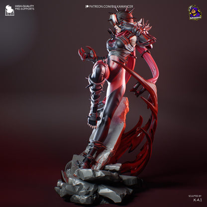 Malice Figure - Marvel Rivals - resin tabletop miniature alternate angle