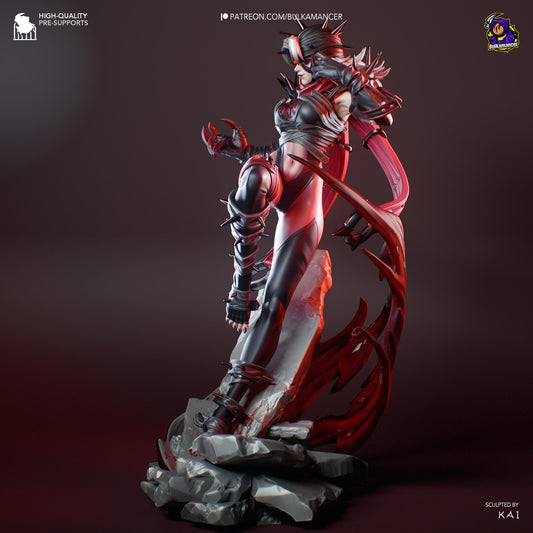 Malice Figure - Marvel Rivals - resin tabletop miniature alternate angle