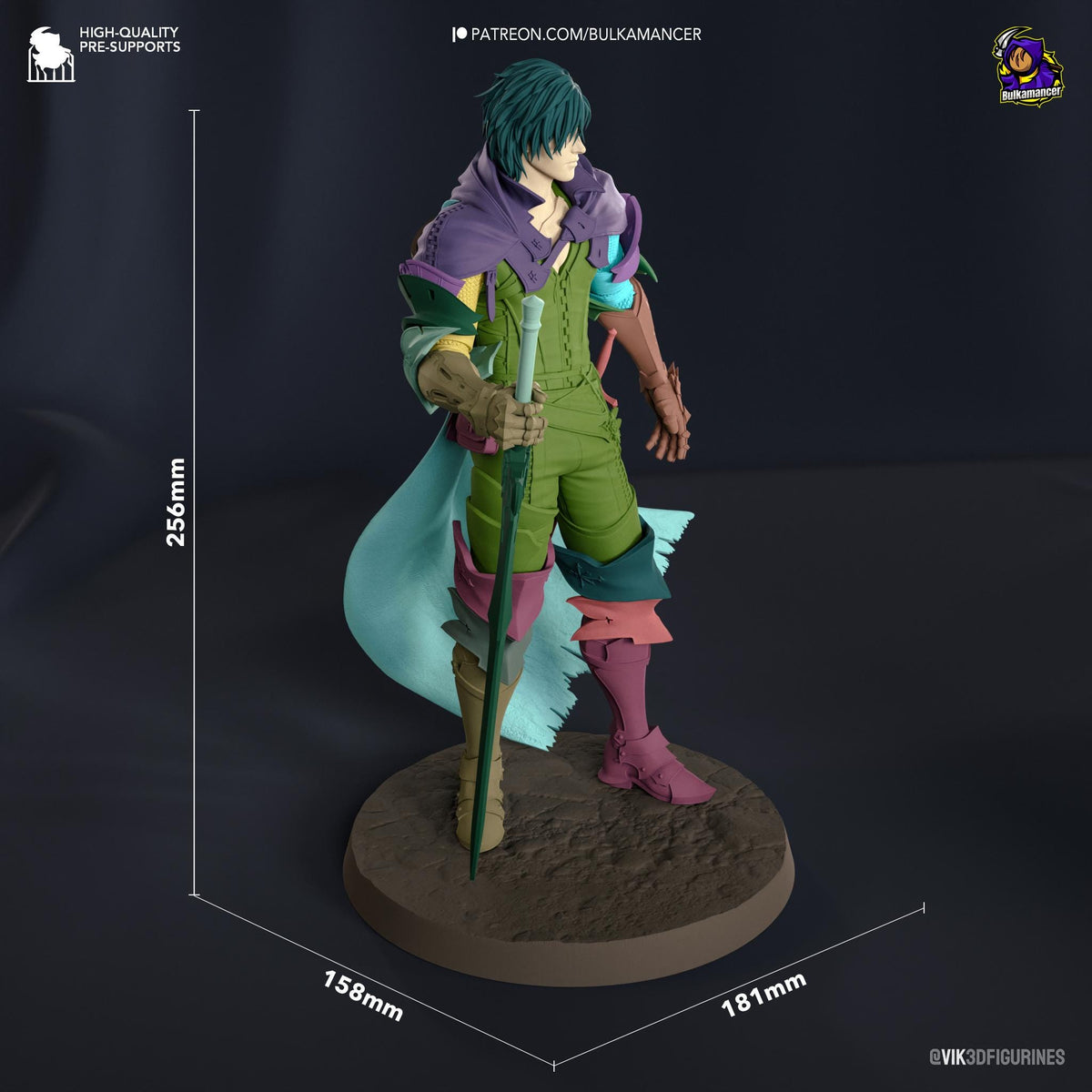 Clive Rosfield Figure - Final Fantasy XVI - resin miniature view 7