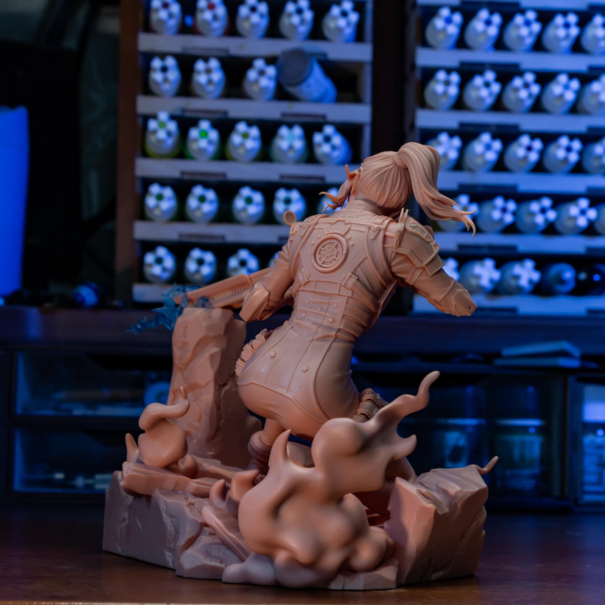 Caitlyn Figure - Arcane - paintable tabletop miniature product view