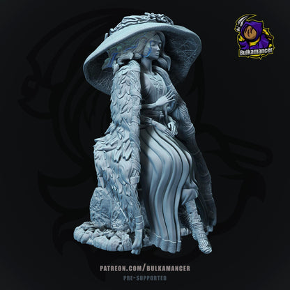 Ranni Figure - Elden Ring - 3D printed miniature detail view