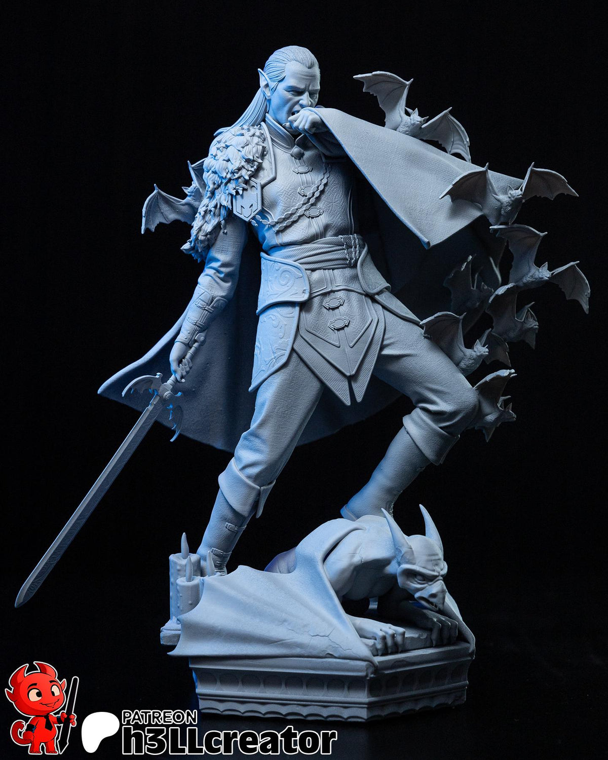Strahd von Zarovich Curse of Strahd Figure - resin miniature view 6