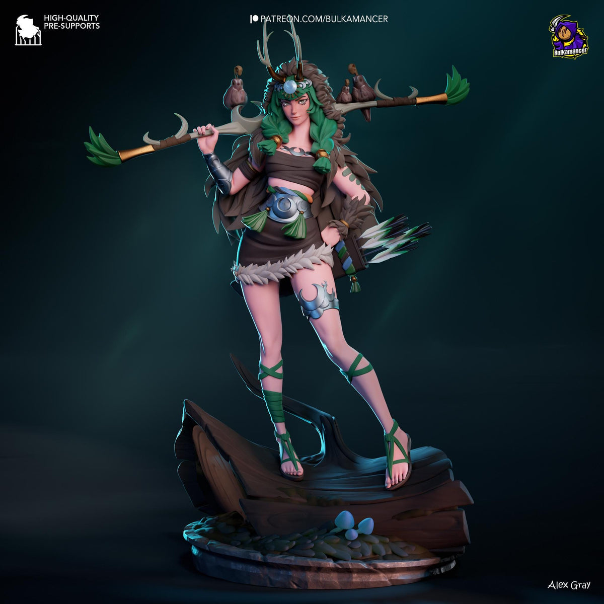 Artemis Figure - Hades - resin miniature view 5