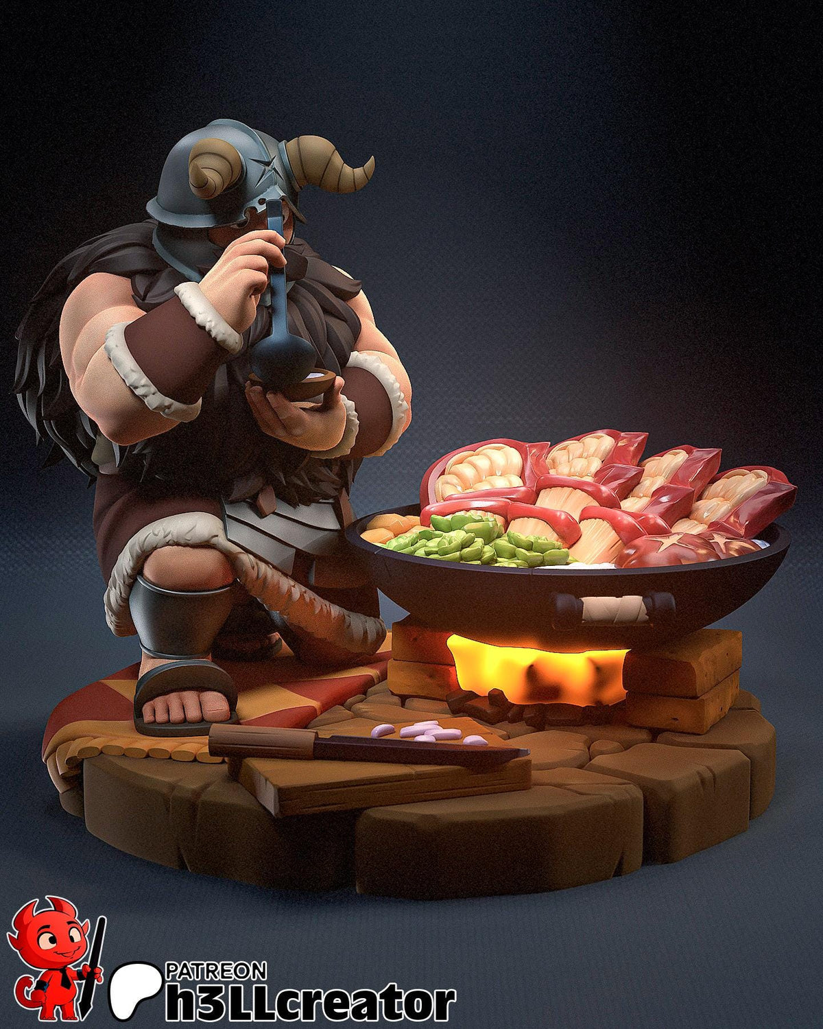 Senshi Figure - Delicious in Dungeon - resin miniature view 5