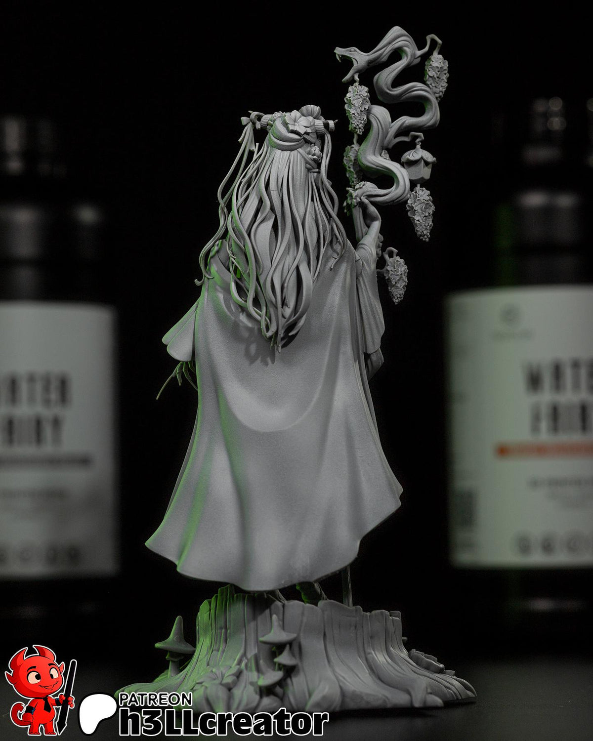 Fearne Figure - resin tabletop miniature alternate angle