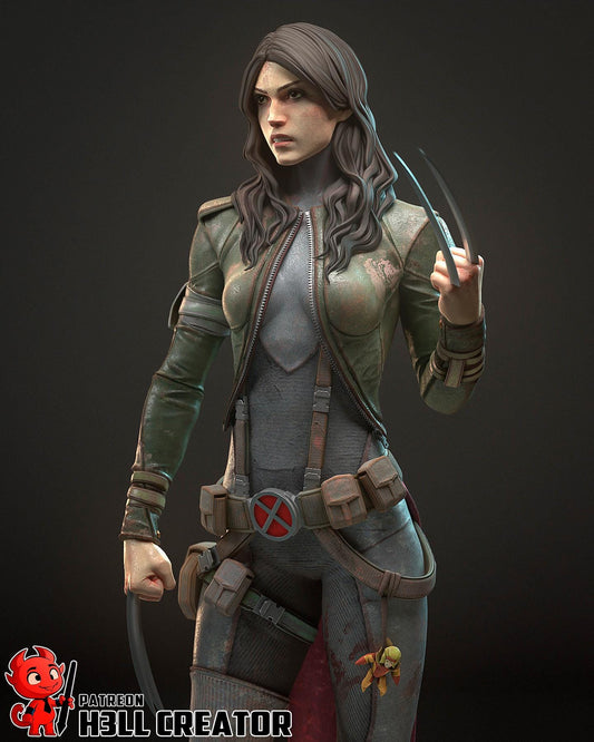 X 23 Figure - resin tabletop miniature front view