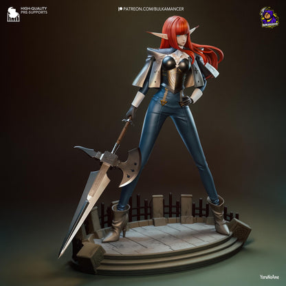 Hulkenberg Metaphor ReFantazio Figure - resin tabletop miniature alternate angle
