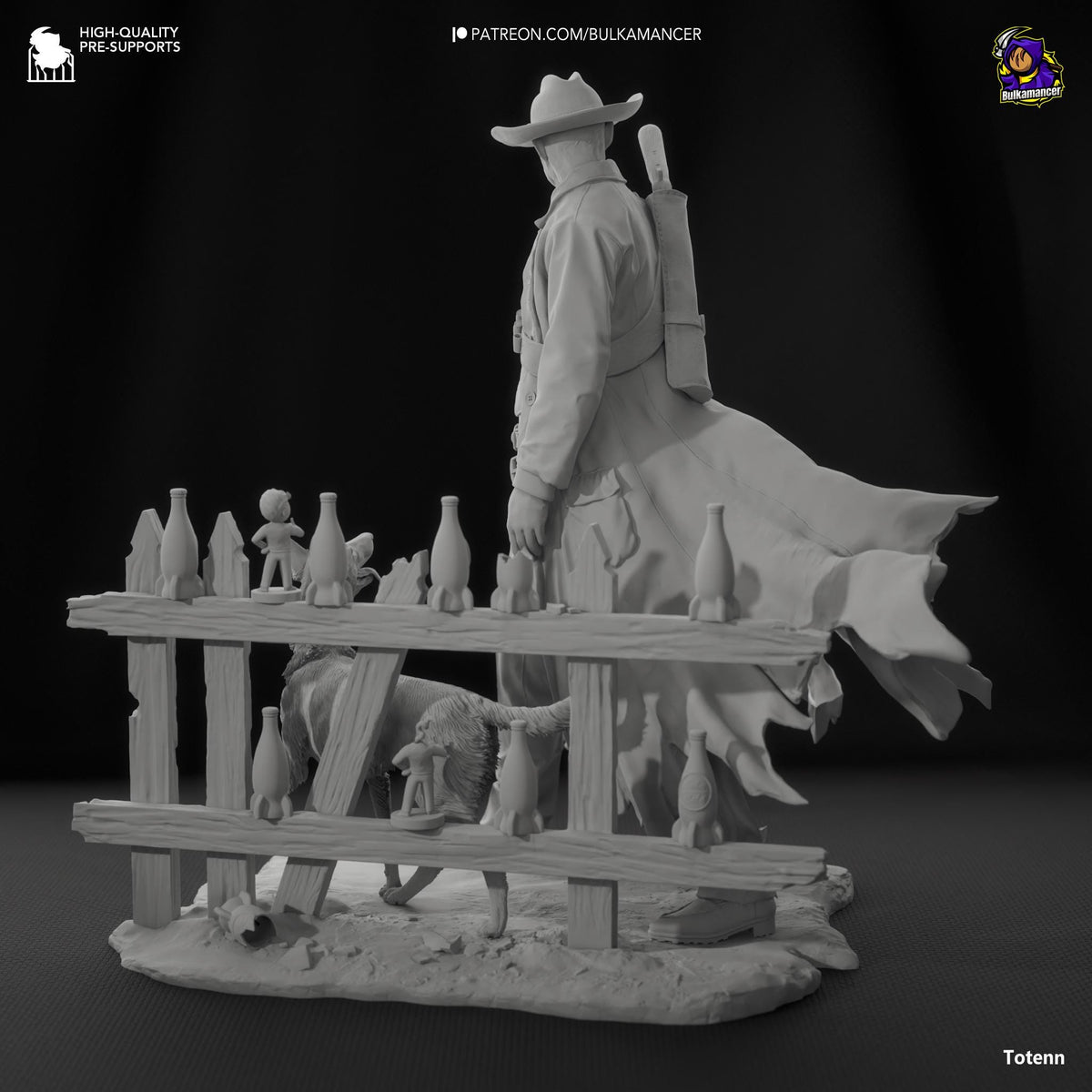 Fallout Ghoul Figure - resin miniature view 6