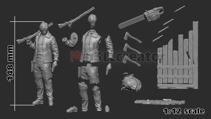 Leon Kennedy Residual Evil 4 Remake Figure - resin miniature view 8
