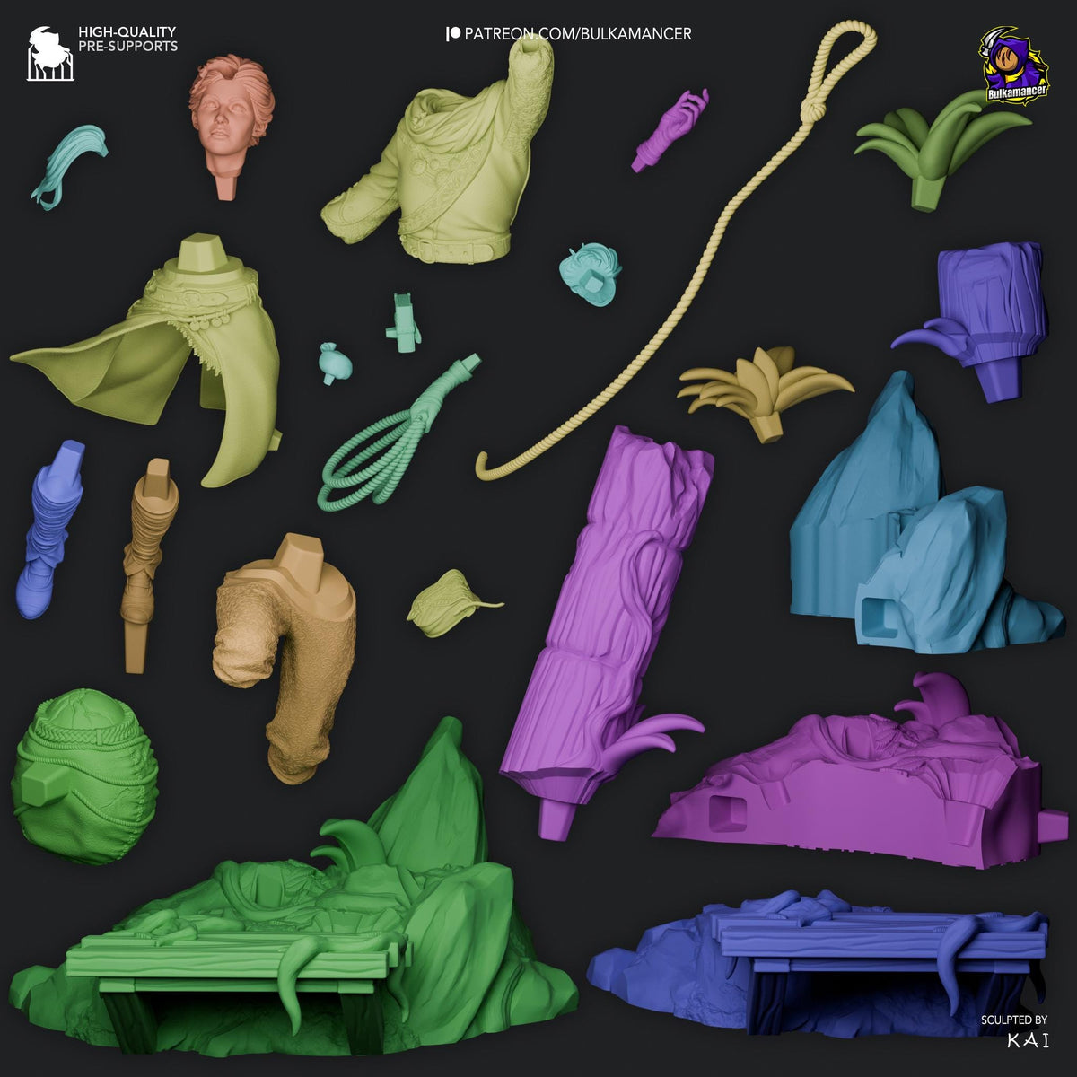 Mio and Zoe Split Fiction Diorama Figure - resin miniature view 8
