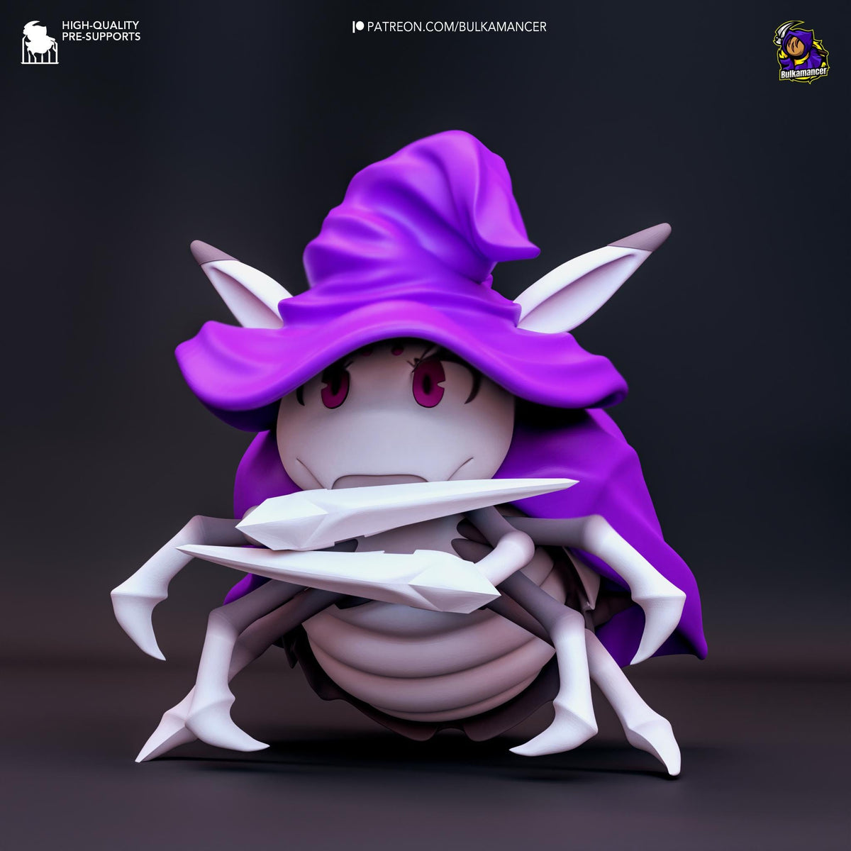 Kumoko Spiders So'm a Spider Chibi Figure - paintable tabletop miniature product view