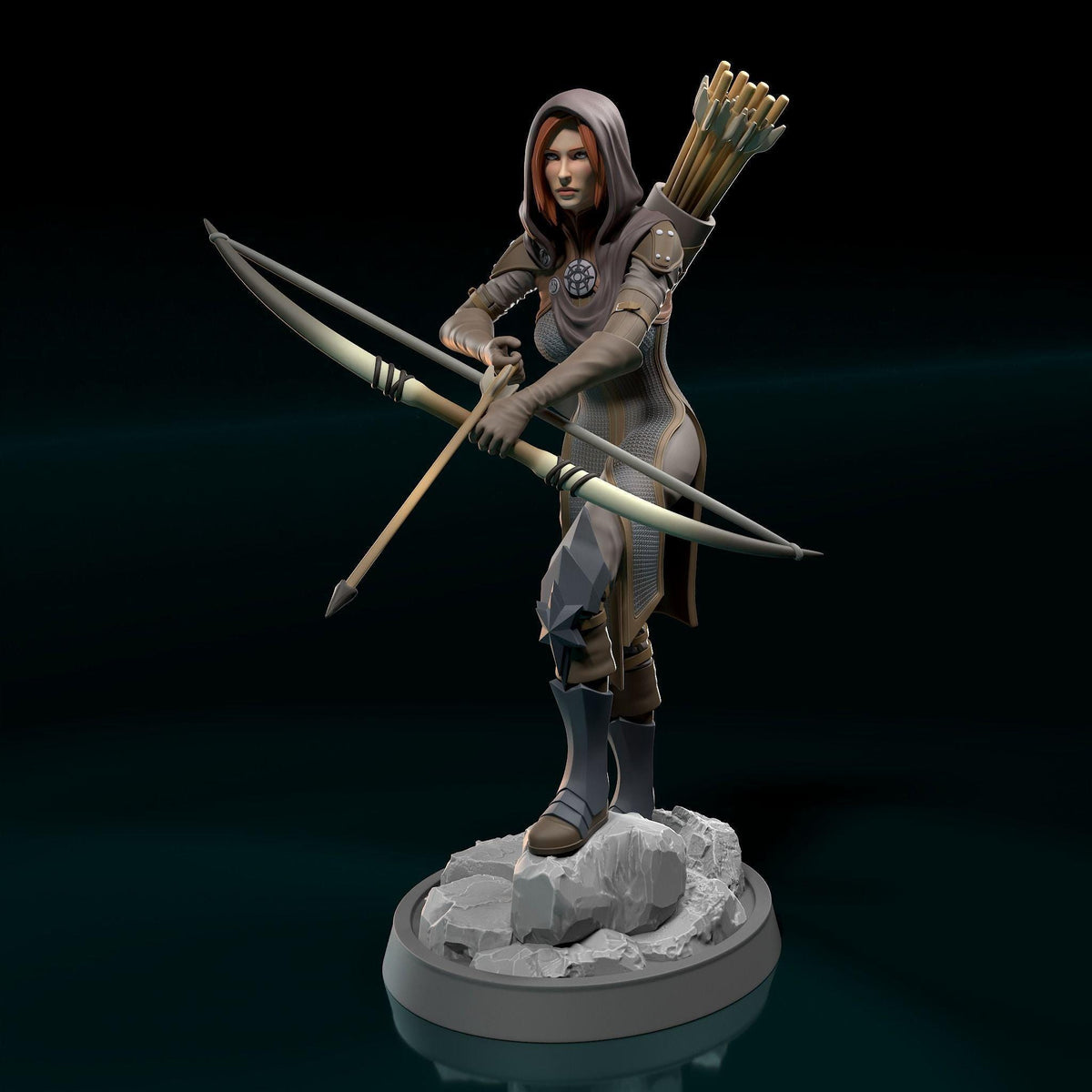 Leliana Dragon Age Figure - resin tabletop miniature front view