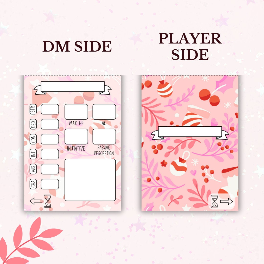 Initiative Tracker - printable tabletop RPG resource preview