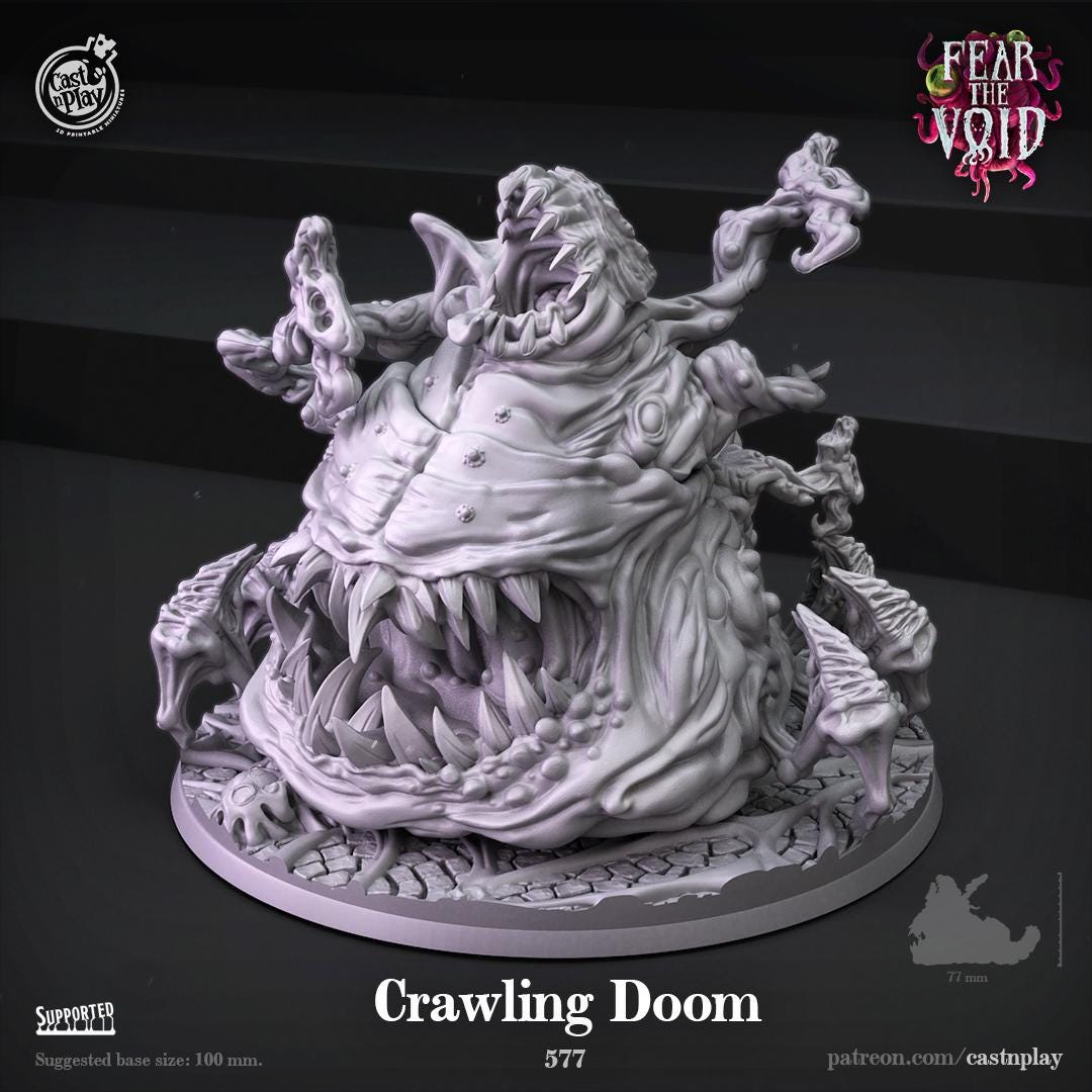 Abomination Miniature - resin tabletop miniature front view