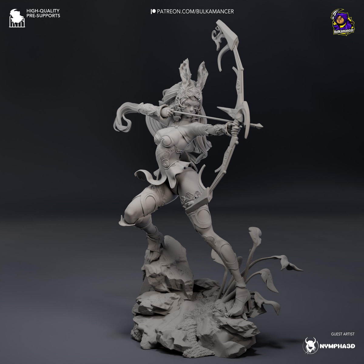 Fran Figure - Final Fantasy XII - paintable tabletop miniature product view