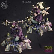 Demon Cultist Miniature - resin tabletop miniature front view