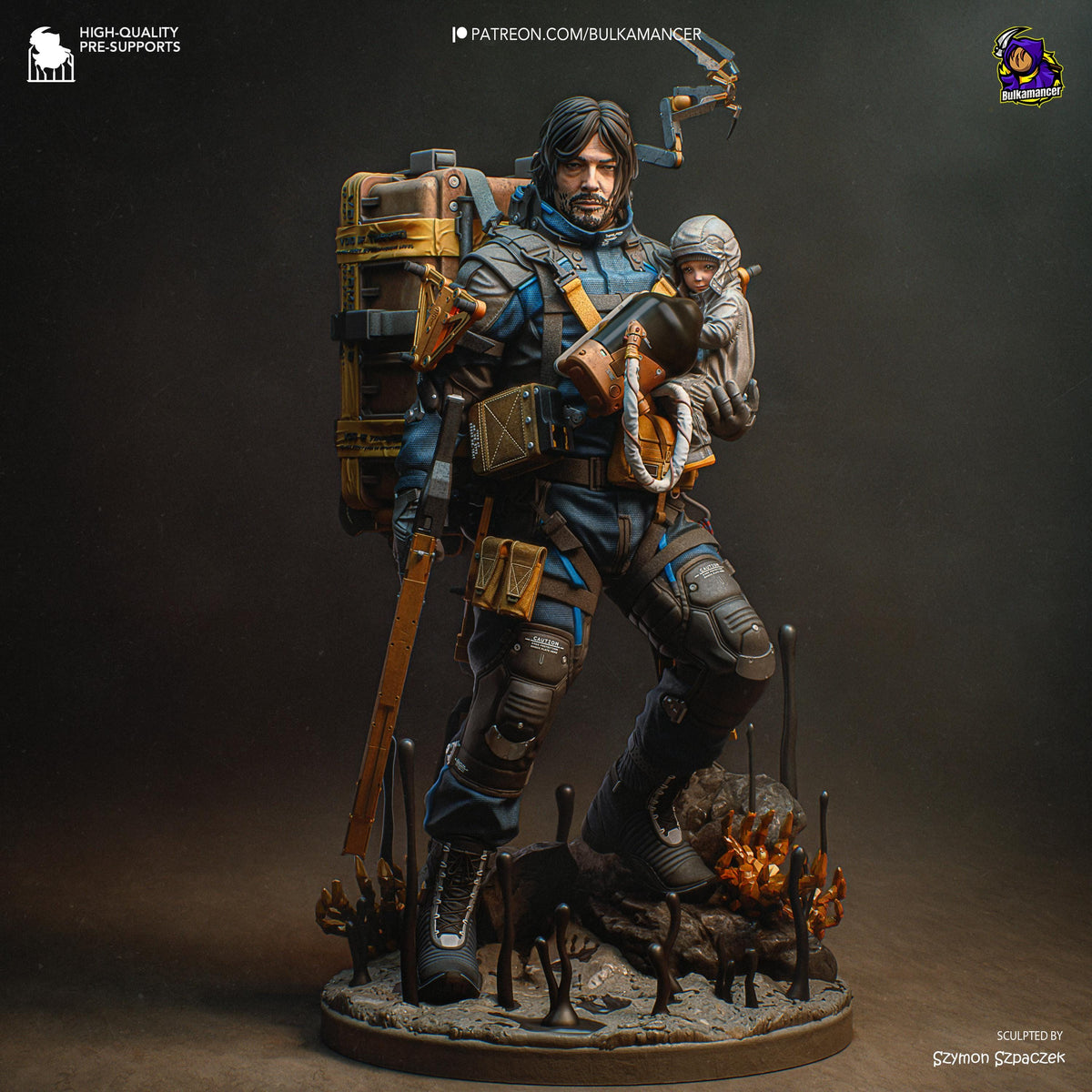 Sam Death Stranding 2 Figure - resin miniature view 5
