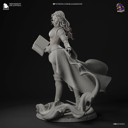 Triss Merigold The Witcher Figure - resin miniature view 6