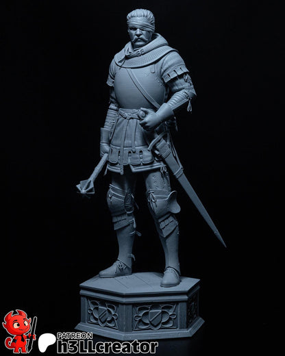 Jan Zizka Figure - Kingdom Come: Deliverance 2 - resin miniature view 5