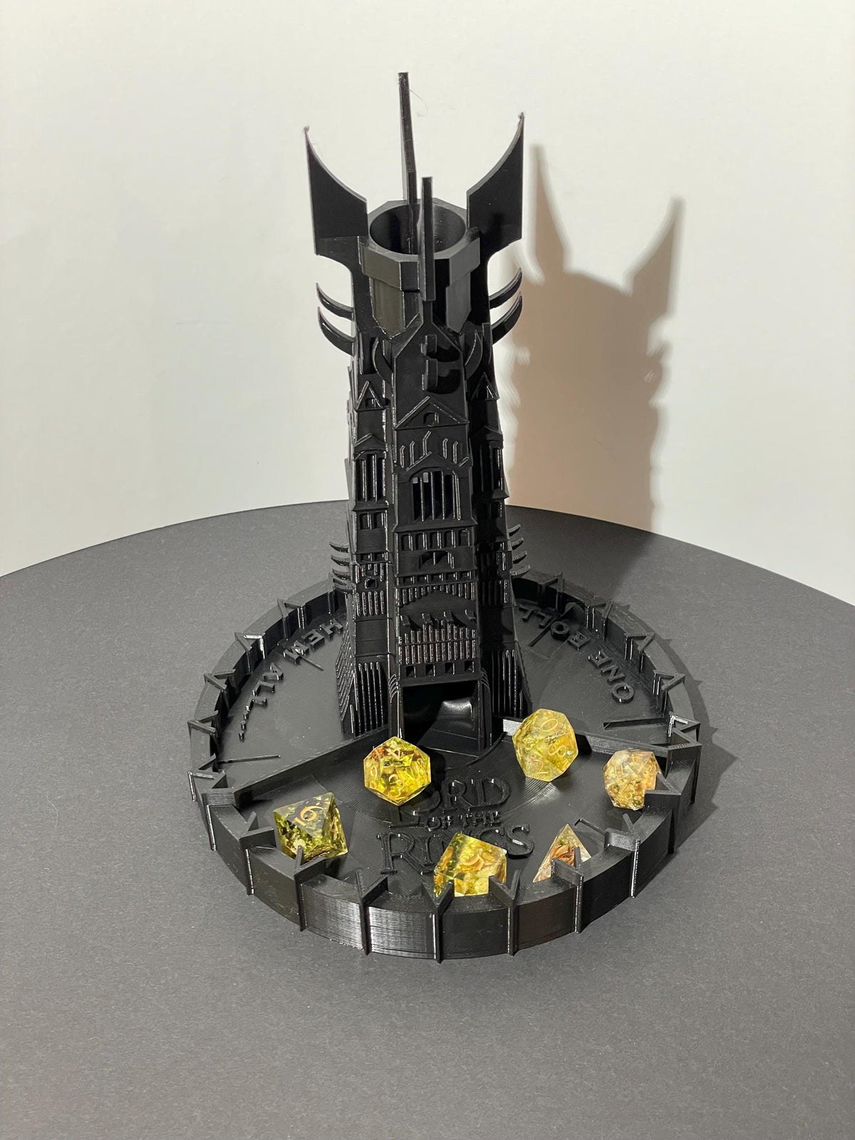 Lord of the Rings Dice Tower - resin tabletop miniature front view