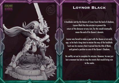 Paladin Miniature - 3D printed miniature detail view