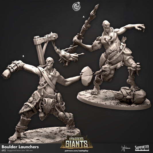 Giant Miniature - resin tabletop miniature front view