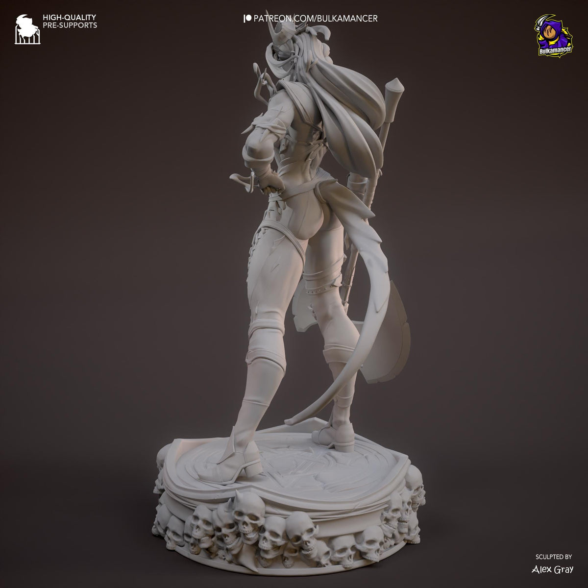 Karlach Figure - Baldur's Gate 3 - resin miniature view 5