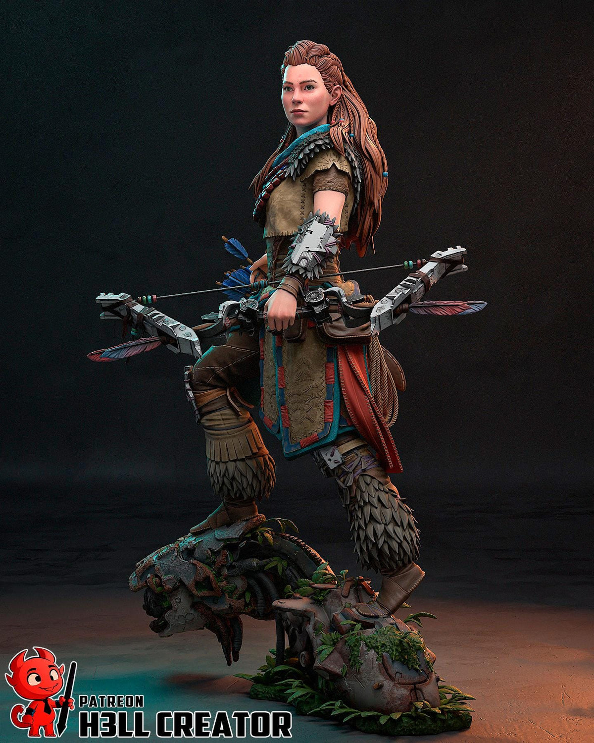 Aloy Horizon Zero Dawn Figure - resin miniature view 6