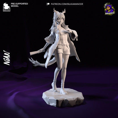 Nian Arknights Figure - resin tabletop miniature alternate angle
