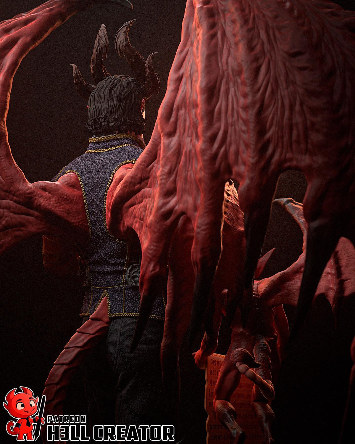Raphael Figure - Baldur's Gate 3 - resin miniature view 7