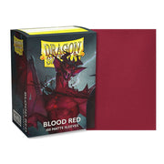 Dragon Shield Standard Matte Sleeves - Blood Red - sealed card game product image