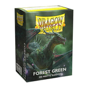 Dragon Shield Standard Matte Sleeves - Forest Green - sealed card game product image