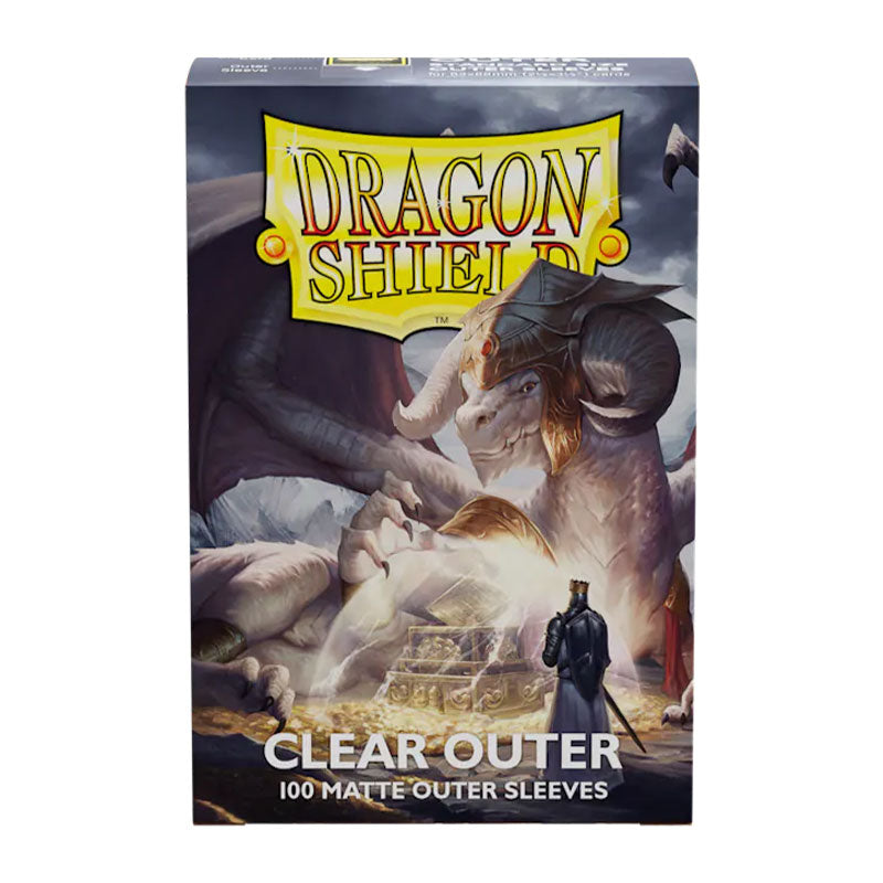 Dragon Shield Outer Sleeves Matte - Clear - sealed card game product image
