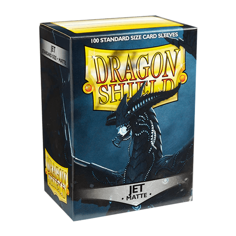 Dragon Shield Standard Matte Sleeves - Jet - sealed card game product image
