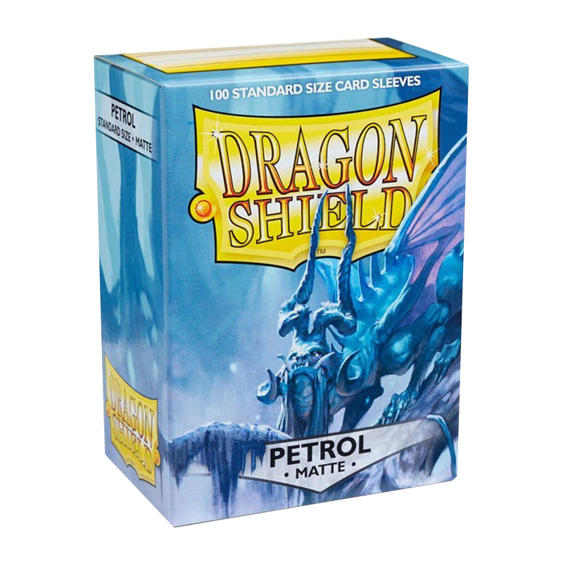 Dragon Shield Standard Matte Sleeves - Petrol - sealed card game product image