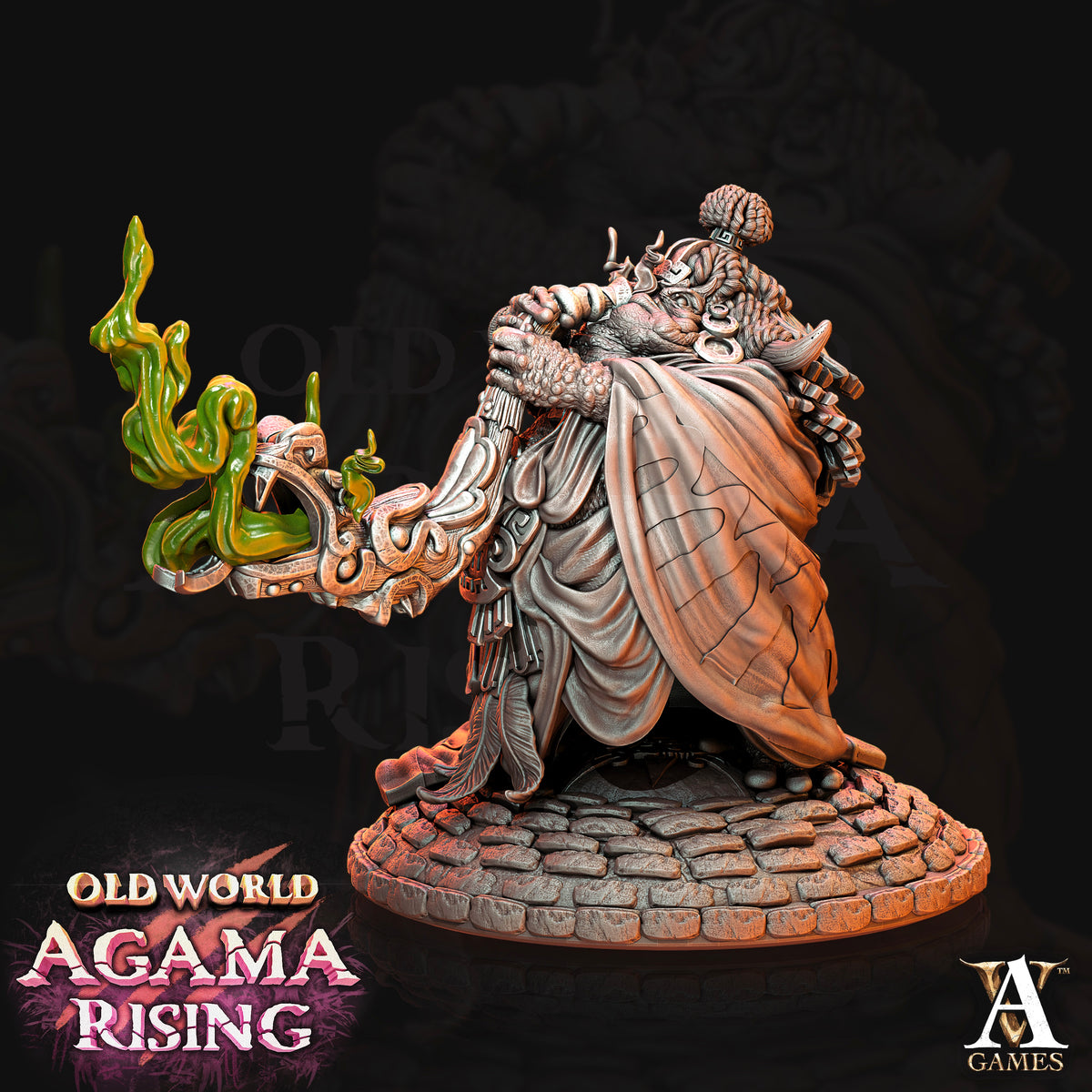 Acolytes of Ziskal Fantasy Miniatures - resin tabletop miniature alternate angle